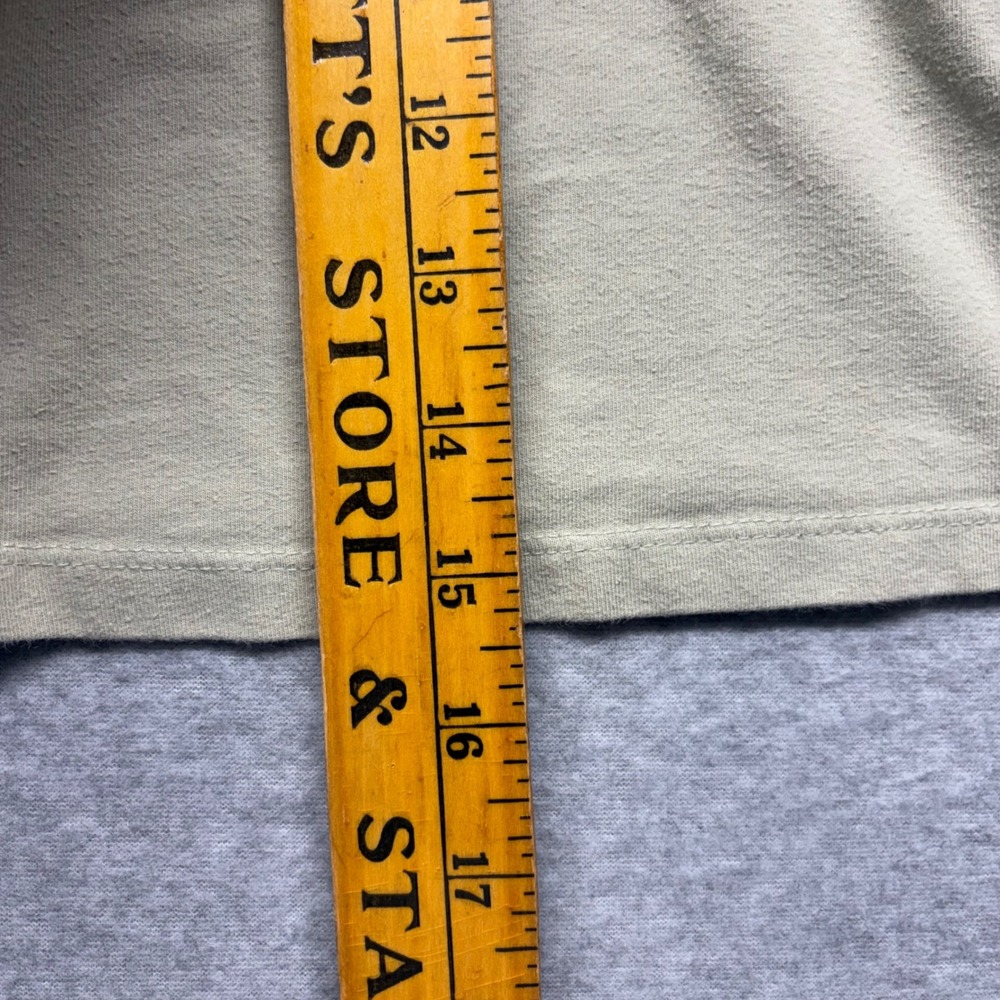 Hollister Womens Sage Green Tie Front Cinched V-Neck Short Sleeve Crop Top Small - Picture 3 of 5